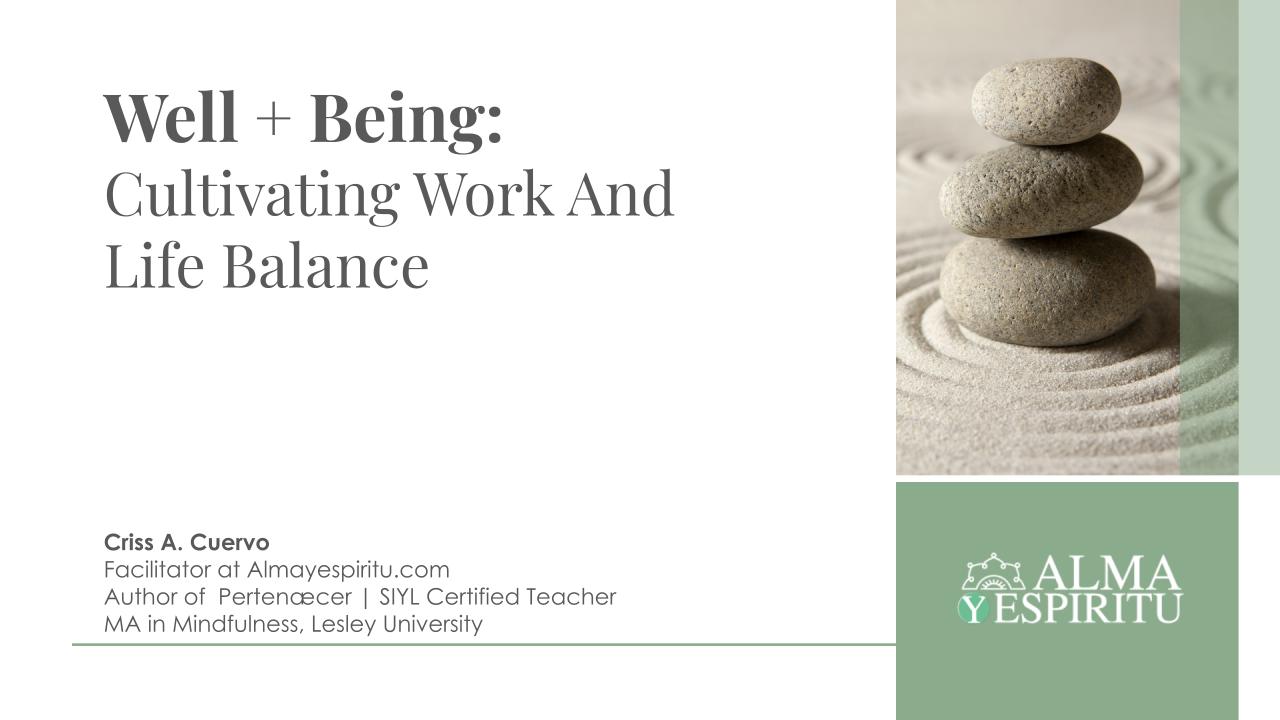 Workshops | Alma y Espíritu